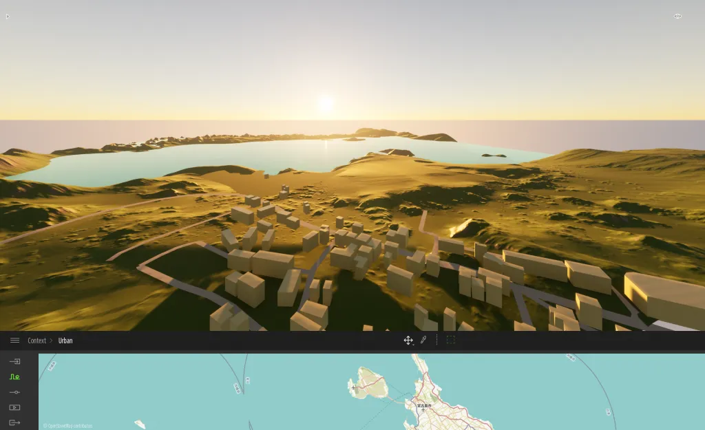 3D model of Miyako Island